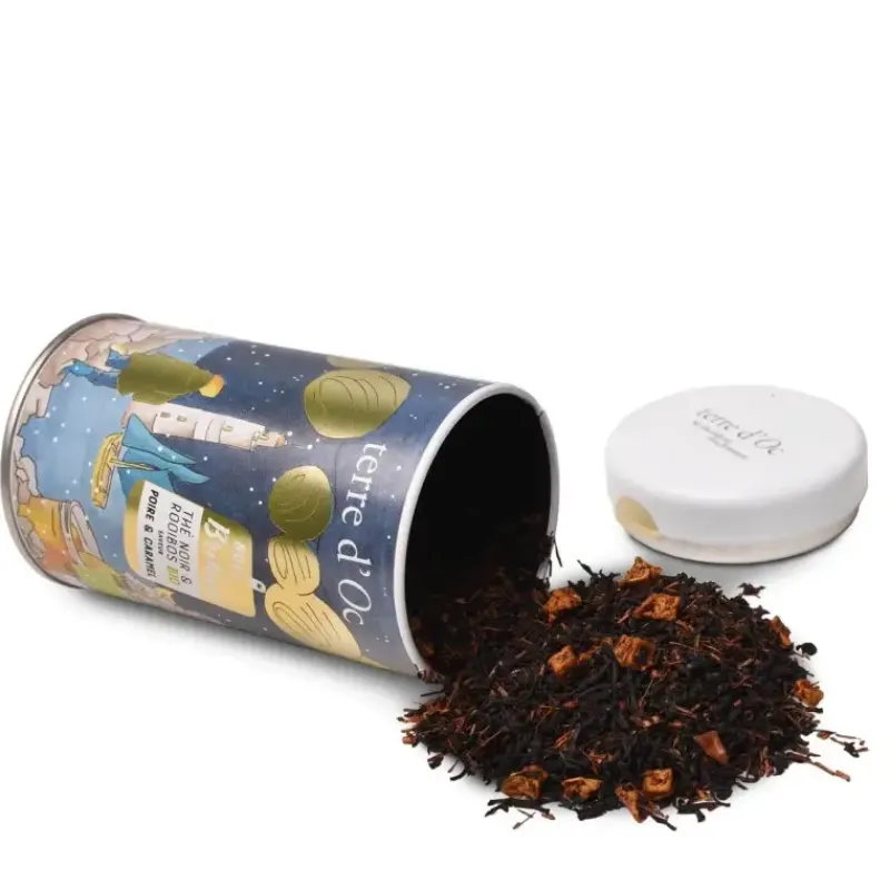 Noel en Bretagne, poire & caramel - the noir & rooibos bio*terre d'Oc Flash Sale