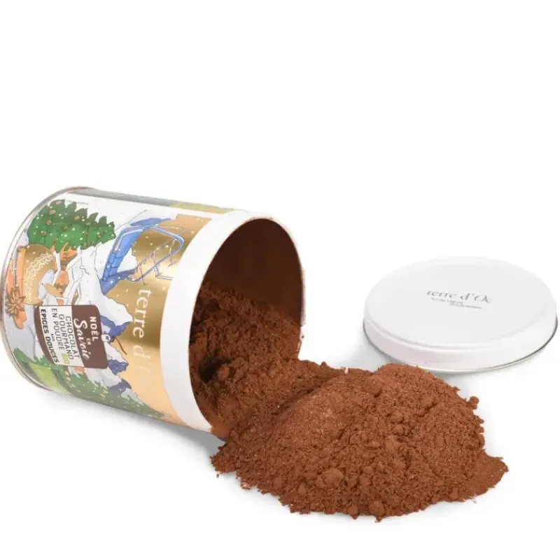 Noel en Savoie, chocolat gourmand bio - en poudre aux epices douces*terre d'Oc Fashion